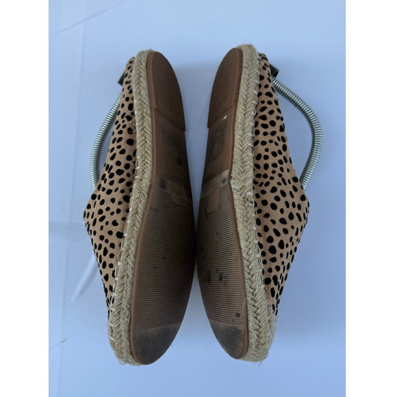 Catherine Malandrino Animal Print Slip-On Flats Espadrilles Size 7.5 - Picture 5 of 8